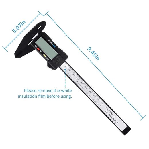 Generic Digital Caliper, Calipers 0-6 Inch, Inch/mm Conversion, Large LCD Caliper Measuring Tool, Auto-Off Feature, 4 Modes for Inside/Outside, Depth, Step for DIY, Household Use, Jewelry, Hobby - image 2