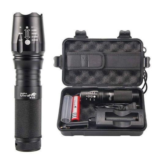 Powerful XML T6 Torch Flashlight – Zoomable LED with High Lumens and Waterproof Design for Extreme Conditions