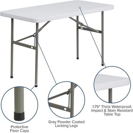 Foldable Table/Portable Folding Table 1.2Mtrs