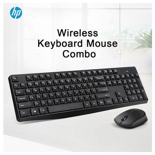 Hp CS700 Combo Wireless Keyboard With Mouse Modern Full Size Layout, High-Quality Membrane Keyboard, Optical Mouse Max.