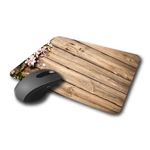 Generic WOOD FLOWER MOUSE PAD, CUSTOM PRINTED, Antiskid With Quality Rubber Material and Quality Printed FOR OFFICE USE OR GIFTING. Get a laptop skin of the same from the store. - image 4