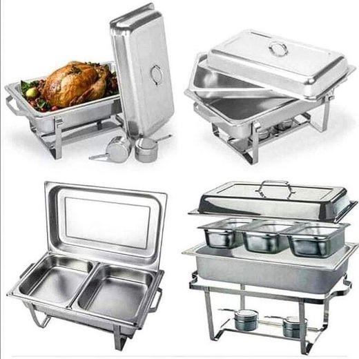 Generic Heavy Duty Stainless steel Chaffing Dish 9L Single Tray - image 2