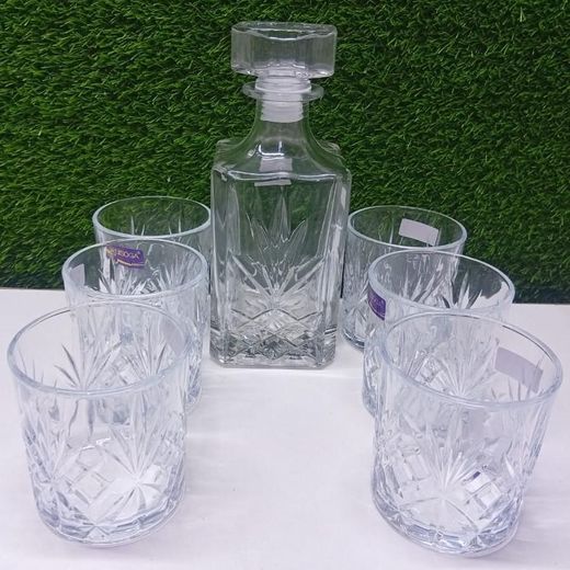 Generic Luxury Whiskey Set - Decanter And 6pcs Whiskey Glass