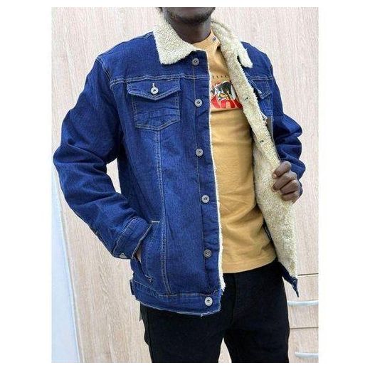 Fashion Company Men Non-fade Blue Denim Jackets