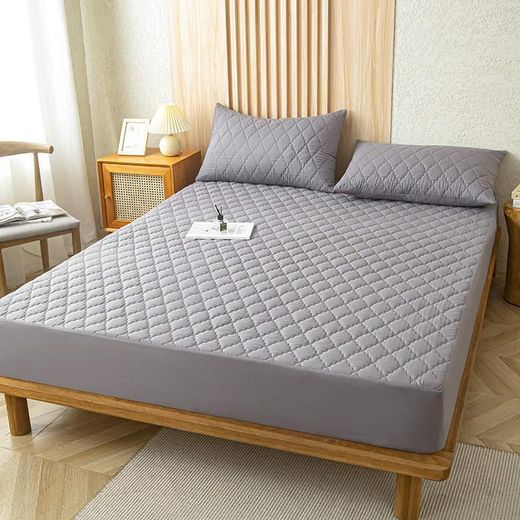 Generic Premium Quilted Waterproof Mattress Protector - Elastic Fitted Deep Pocket Bed Cover - image 4