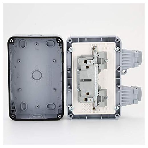 Generic Twin Waterproof Socket 13Amps IP66 Weather proof Twin Socket - image 4