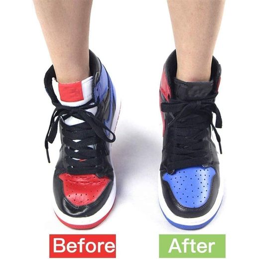 Generic 2pcs Shoe Sneaker Crease Protector Shoe Guard Anti-wrinkles Protector Anti-Crease Guard & Defender Sneakers Toe Caps Anti-wrinkle Stretcher Extender Crease Remover Reducer - image 3