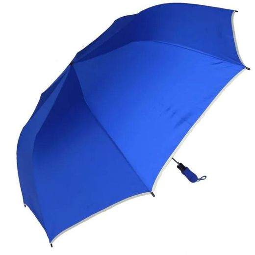 Generic Large adult Umbrella With Carrying Strap Sponge umbrella Jumbo 2 Fold umbrella big size 120cm when fully open automatic open,manual close Plain - image 2