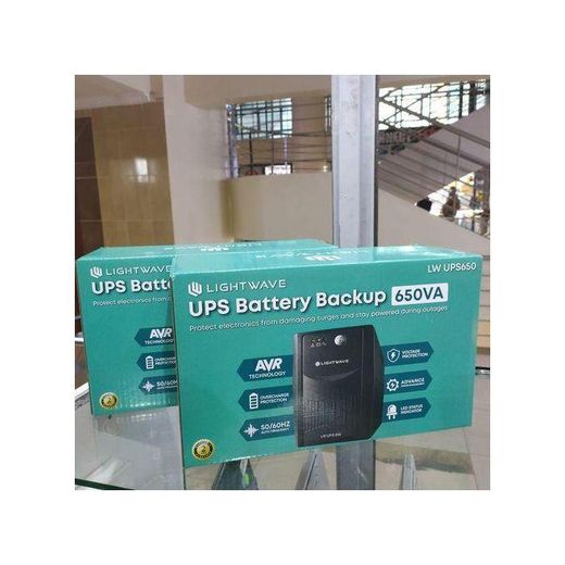 Light Wave Ups Battery Backup 650va " 650va!! Ups 