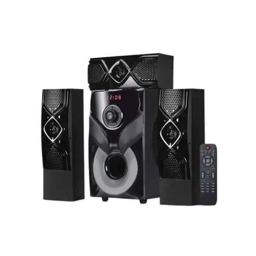 Sayona SHT-1218BT 3.1CH Sub Woofer Sound System Multimedia Speaker System Sorround Sound with 3 Speakers, Remote Control Bluetooth Enabled/ TF USB MP3 PLAYER with All Bands FM Radio