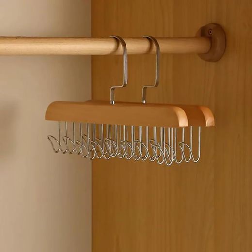 Generic Anti Slip Multi Hook Coat Racks, 360 Degree Space Saving Hangers with 8 Hooks, Multifunctional Non-Slip Storage Hangers, Hanger with Multiple Hooks - image 2