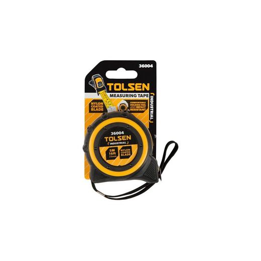 Tolsen Tape Measure NYLON COATED Steel Blade Measuring Tapes Durable Industrial Quality. - image 2