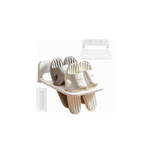  Bathroom Slippers Rack Wall Mounted Shoe 