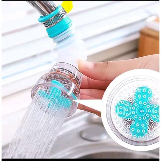 Generic Universal kitchen faucet splash proof shower filter extender rotatable telescopic tap filter