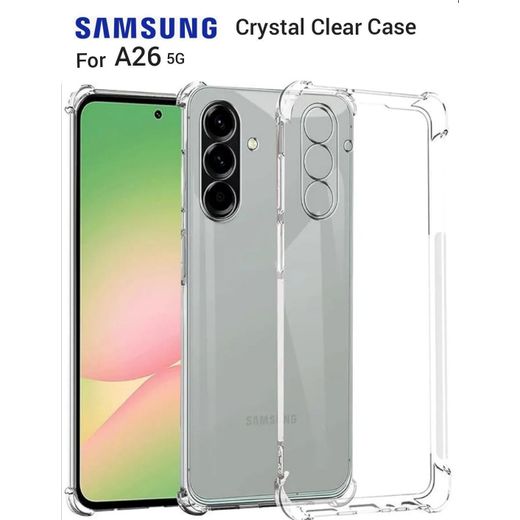Generic Samsung Galaxy A26 Phone Case - Crystal Clear Transparent Phone Cover