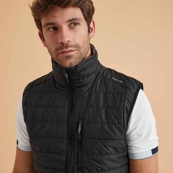 Fouganza Men s Sleeveless Horse Riding Padded Jacket 100 Black Best Price Online Jumia Kenya