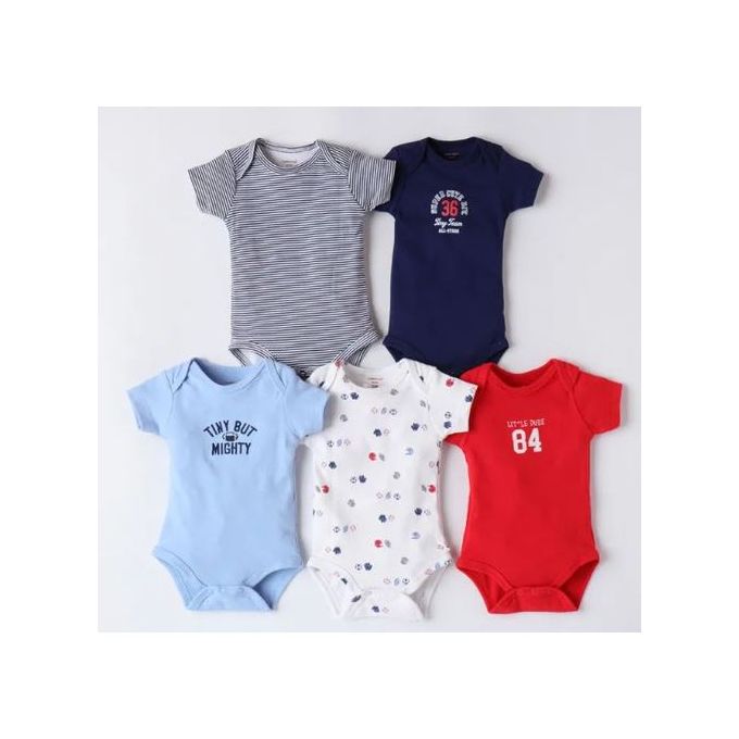 Tedmimak 5 Piece Baby Bodysuits Baby Onesie Best Price Online