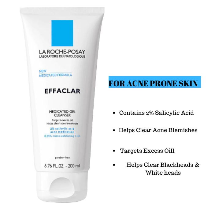 Effaclar Medicated Gel Cleanser for Acne Prone Skin