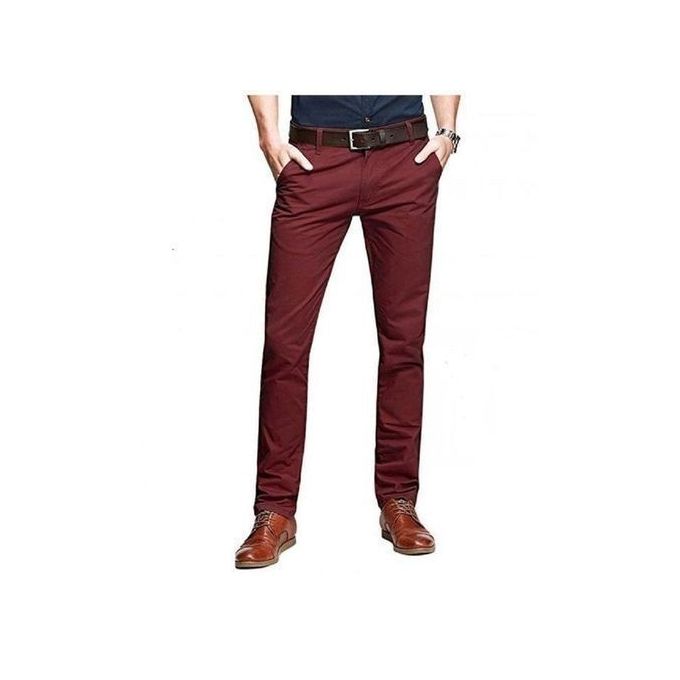 Generic Maroon Khaki Trouser Pants @ Best Price Online | Jumia Kenya