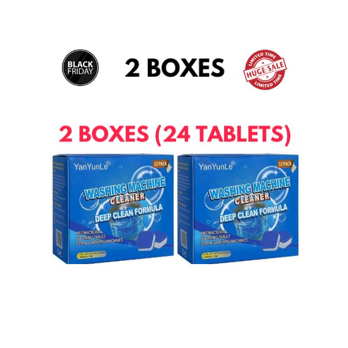 1box, Washing Machine Cleaner Descaler, Deep Cleaning Tablets For