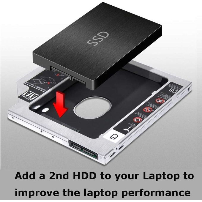 9.5mm SATA Hard Drive Caddy For Toshiba Satellite P50 P50-A P50-B P50-C – SSD/HDD Adapter