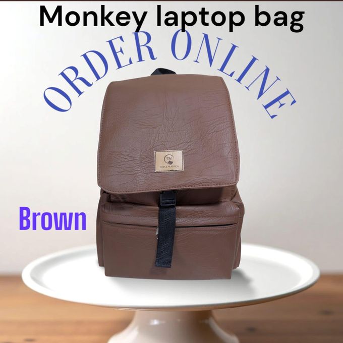 Fashion MONKEY LAPTOP BACKPACK ,high Quality Msuba Leather
