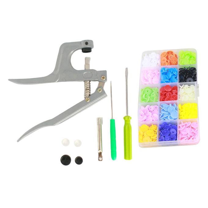 Plastic Snap Buttons Plier, Snap Buttons Sewing & Embroidery Pliers Tool,  Large Metal Button Installer, Fastener & Puncher Pliers, Clothing & Sewing  Fabric Snap Buttons Fastener Tool Kit Machine, Plastic Snaps Button