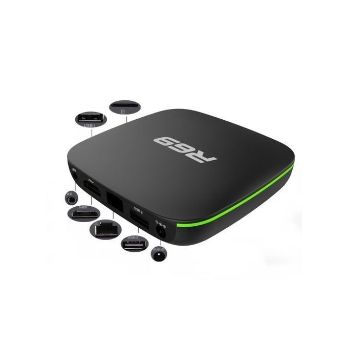 Android Tv Box R69 Smart TV BOX Quad Core Android 7.1.2 1GB+8GB Black Best Price Online
