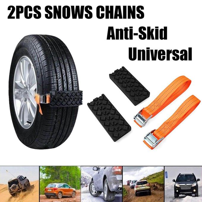 Universal Car Styling Chains Adjustable Nylon SUV Wheel Tires Snow