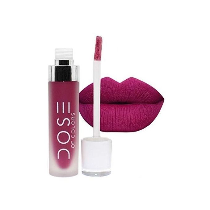 maroon liquid lipstick