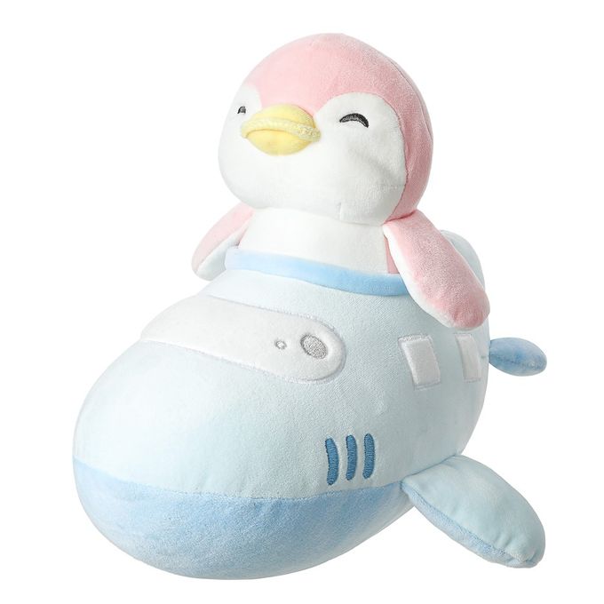 Miniso Travel Series Penguin Airplane Plush Toy Pink Best