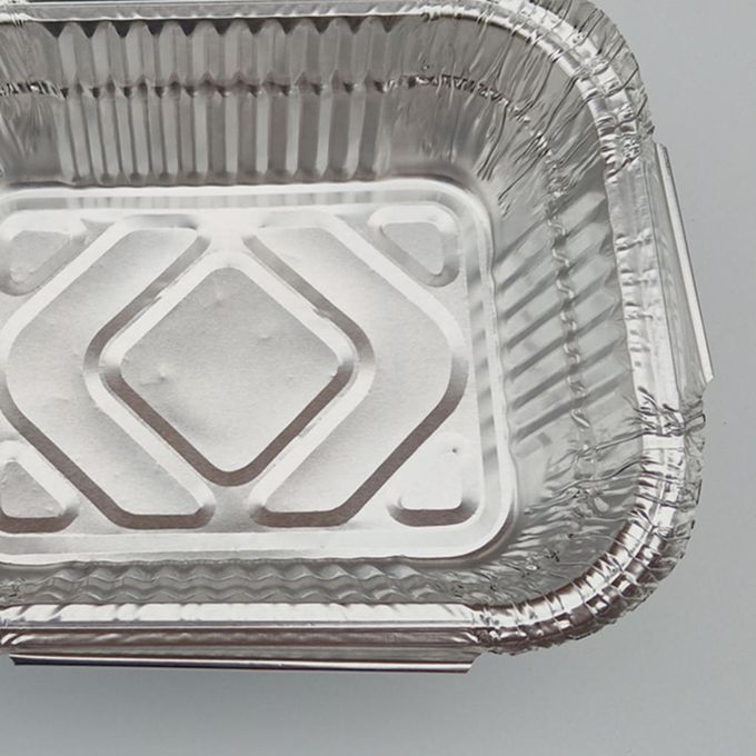 20 Pcs Aluminium Foil Trays Large Foil Food Trays with Lids Foil Baking  Trays Takeaway Tin Containers for Oven Roasting Broiling Cooking 