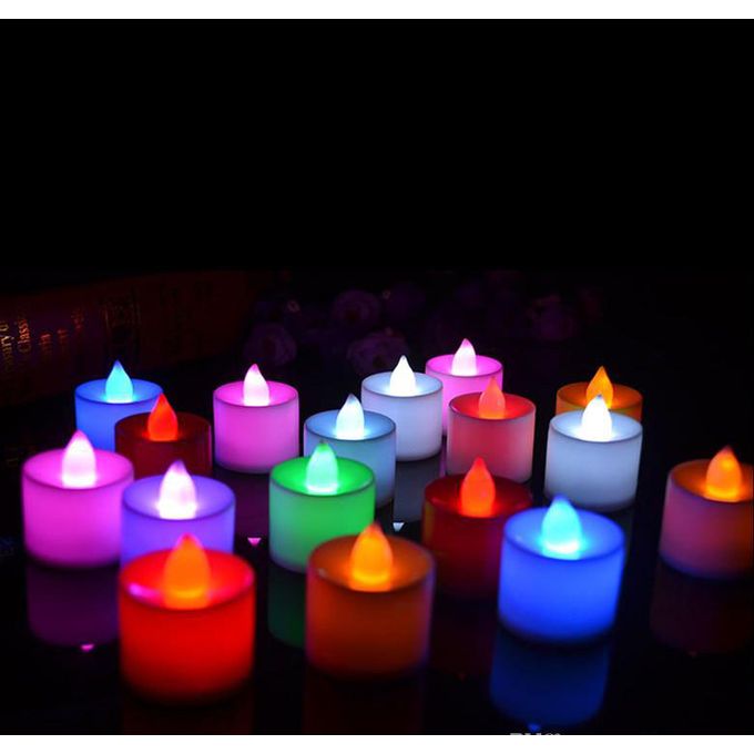 4pcs led candle flameless romantic smokeless tea light