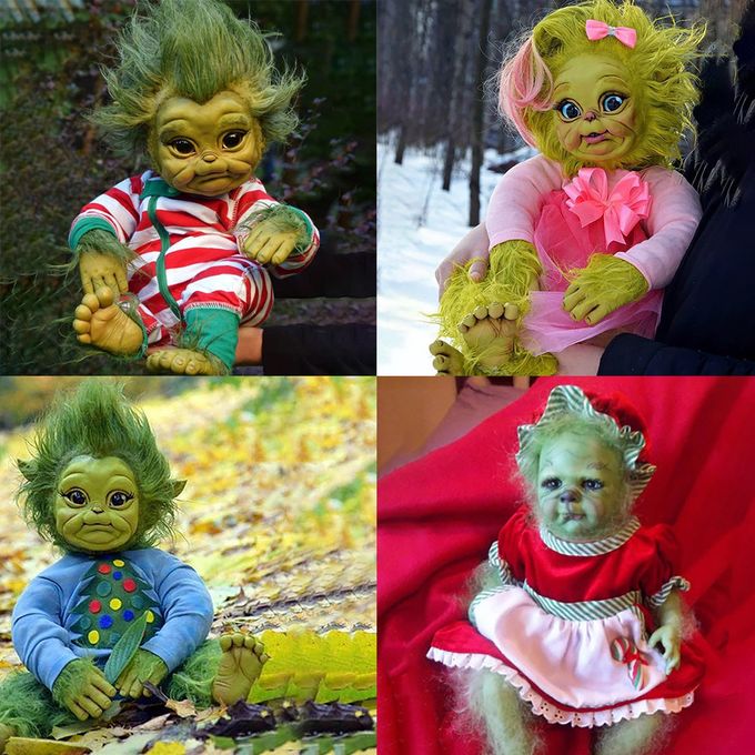 Baby grinch faible reborn doll