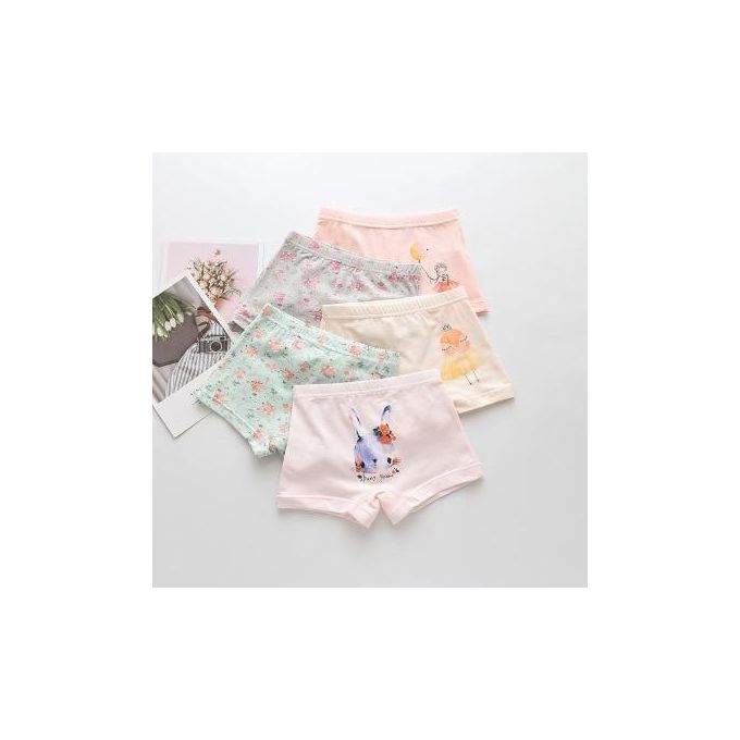 Fashion Underwear girl 5 each / lot boys girls cotton boxer Girl underwear  @ Best Price Online