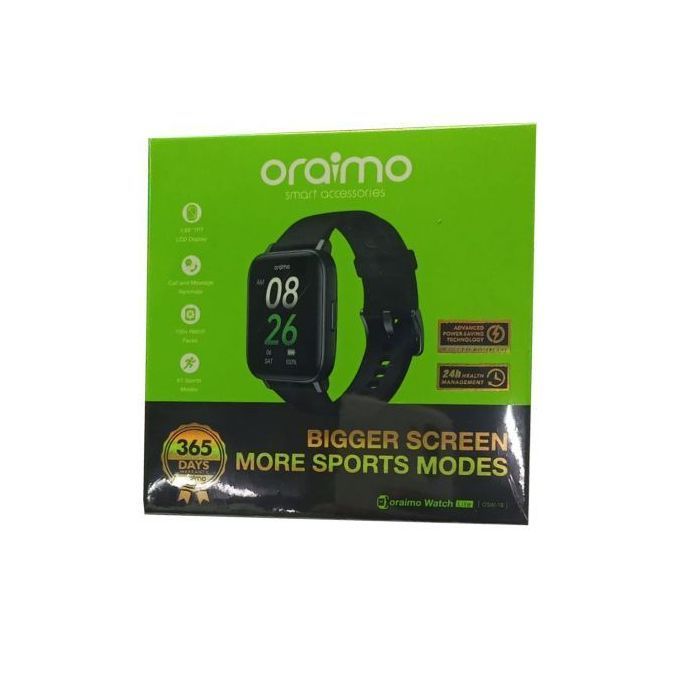 oraimo Watch 2 Pro BT Call Quickly Reply Health Monitor Smart Watch