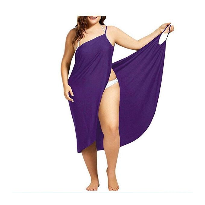Purple bathing suit cover up hot sale
