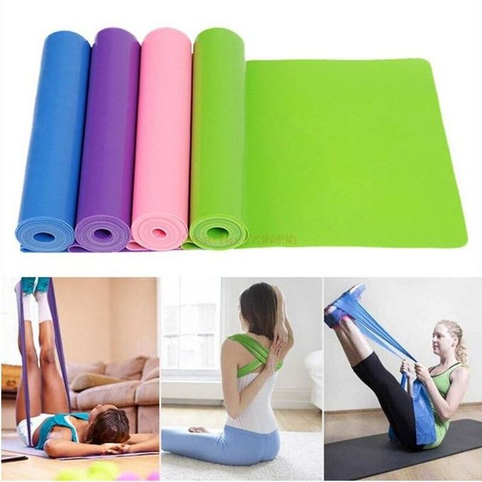 5M Elastic Yoga Pilates Rubber Stretch Resistance Exercise Bands