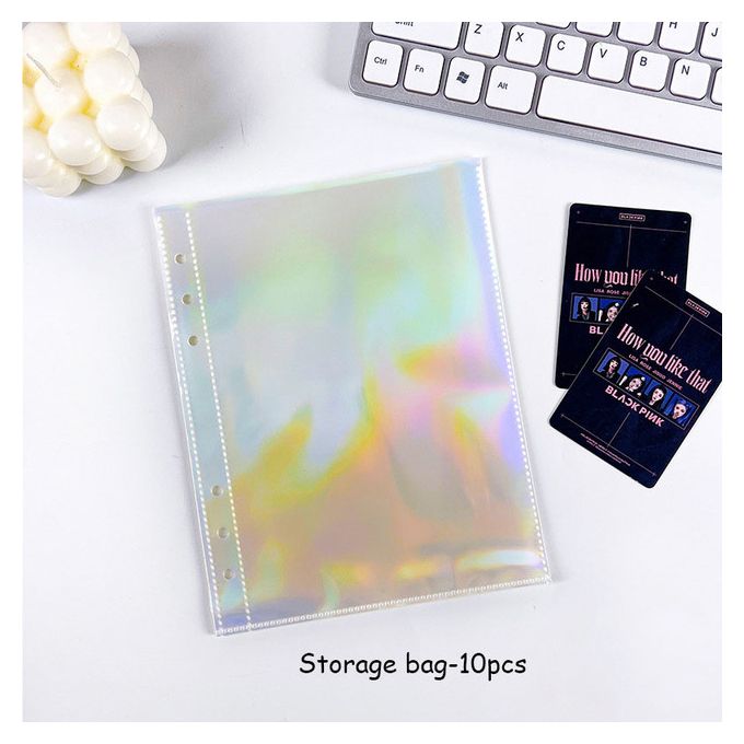 Kawaii A5 Binder Kpop Photocard Collect Book Notebook Hard Paper