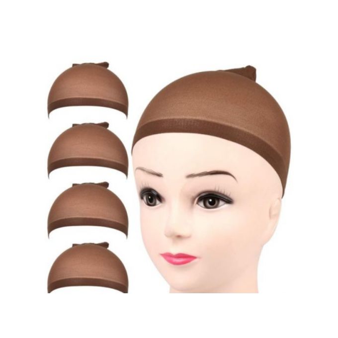 Charming Wig Cap 2pcs Wig Caps Brown 