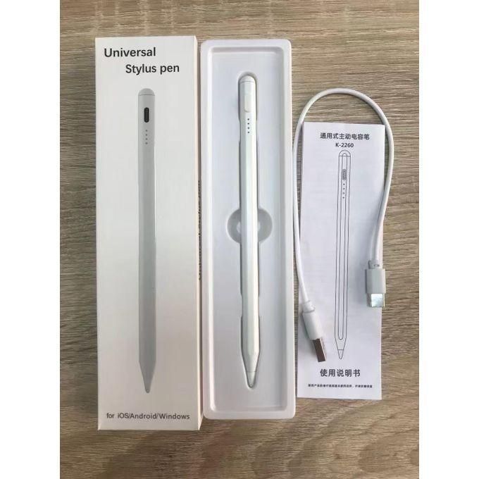 Generic Universal Stylus Pen - White - Compatible with