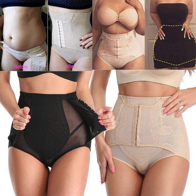 Fashion Faja Women Waist Trainer Body Shaper Lifter High Waist Control S Slimming  Underwear Shapewear Tummy Girdle Slim Belt @ Best Price Online