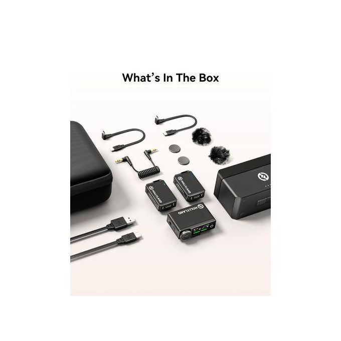product_image_name-Hollyland-Wireless Lavalier Microphone System With Professional ENC, Studio Quality Audio, 22H Duration, 820ft(250m) Range, Compatible With DSLR Camera, IPhone, Android, PC-Black-8