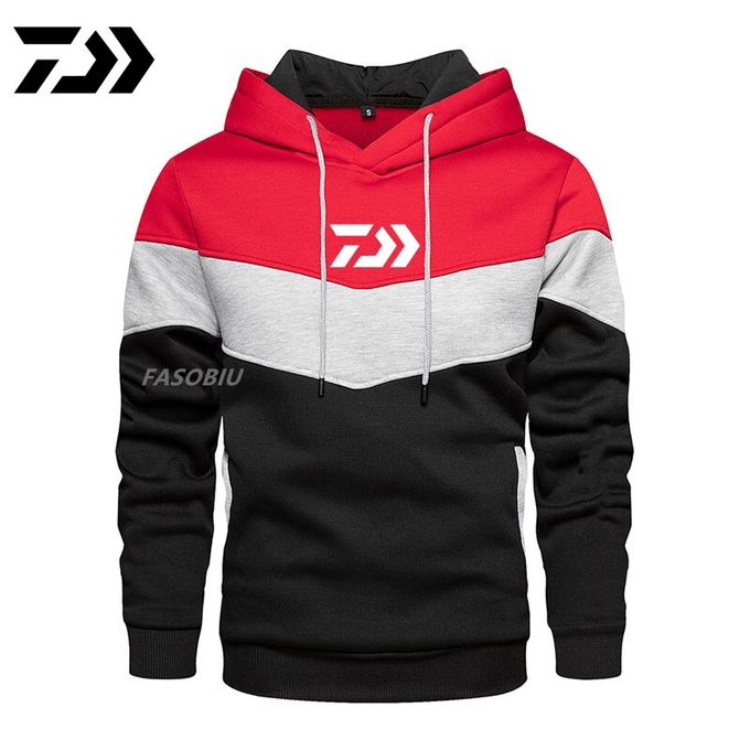 Generic Daiwa Fishing Hoodie Men Winter Warm Fishing Sweat @ Best Price  Online