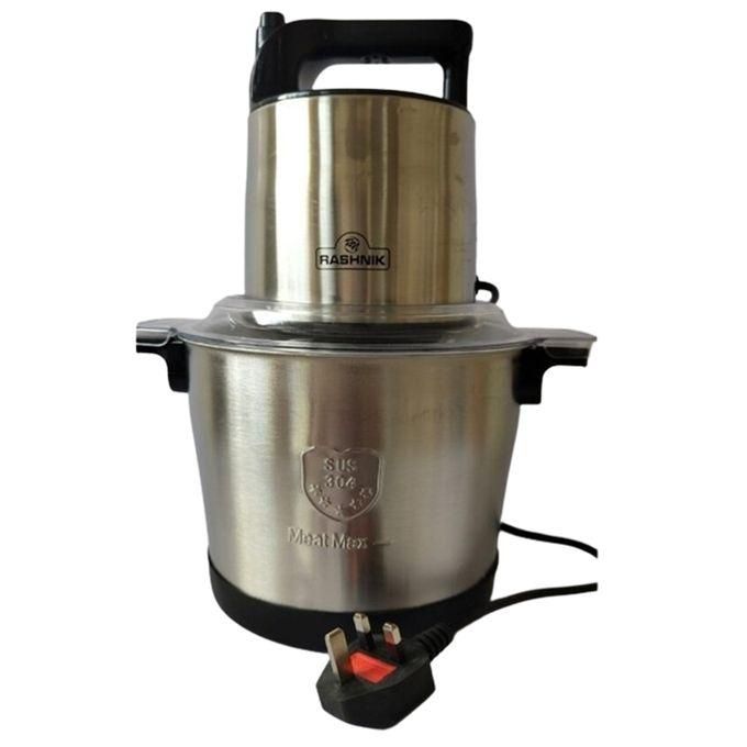 product_image_name-Rashnik-Stainless Steel Food Chopper 7L RN800 - High-Powered Electric Culinary Companion with 700W Motor-1