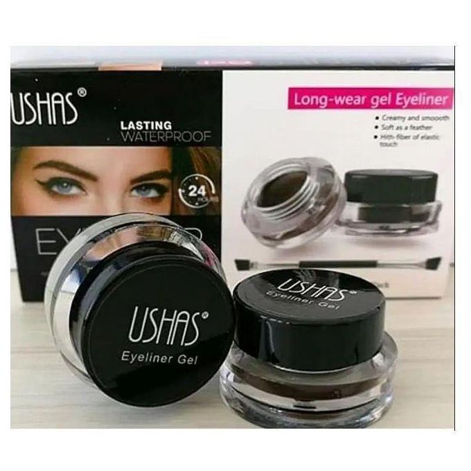 Ushas Ushas 2-in-1 Gel Eyeliner Set - Black & Brown