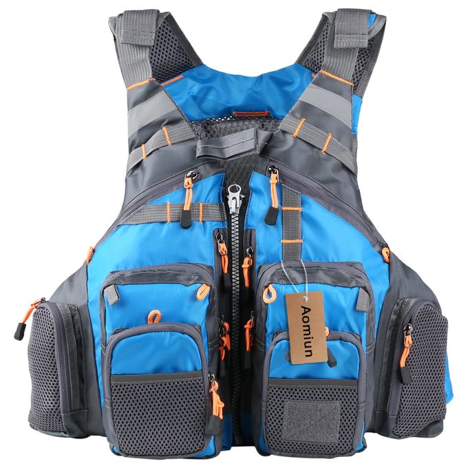 Generic Outdoor Breathable Padded Fishing Life Vest Superior 209lb Bearing  Life Safety @ Best Price Online