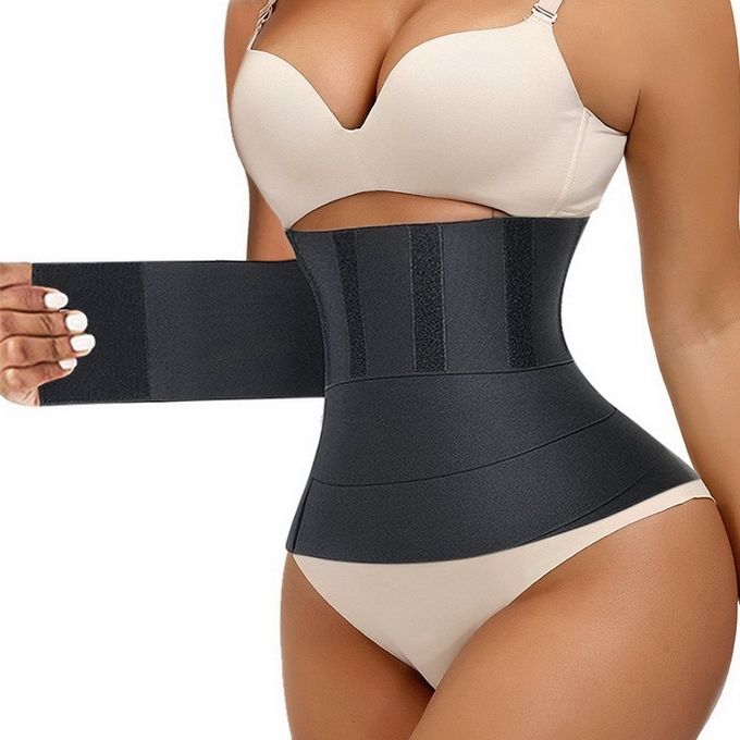 HugOutdoor Waist Trainer Shaperwear Belt Women Slimming Tummy Wrap Bel