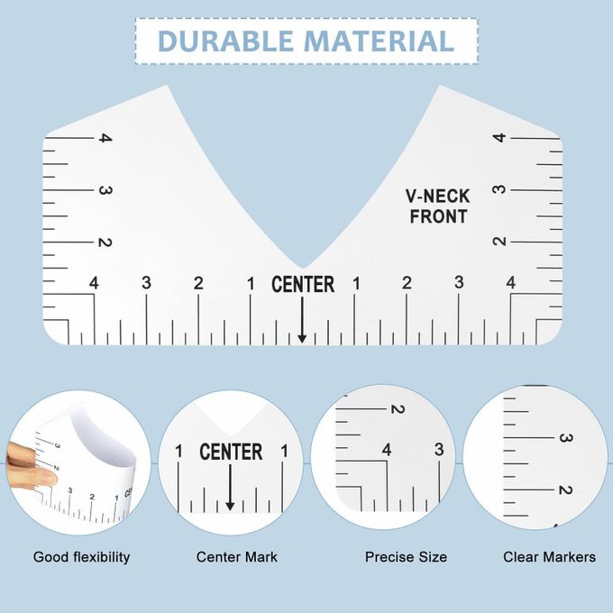 Generic T-Shirt Ruler Guide Alignment Tool for Vinyl, Alignment Tool for  Graphics T Shirt Centering Tool (Clear & Transparent) @ Best Price Online