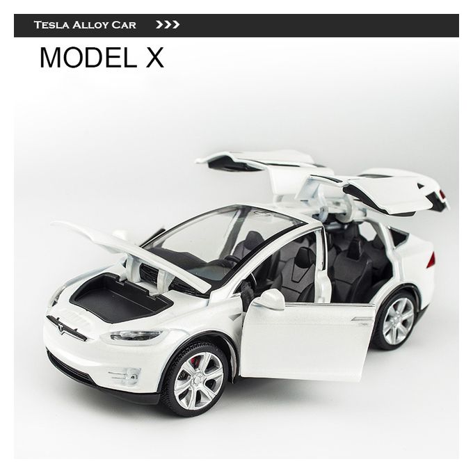 1:32 Tesla Model X Alloy Diecasts & Vehicles Jouet